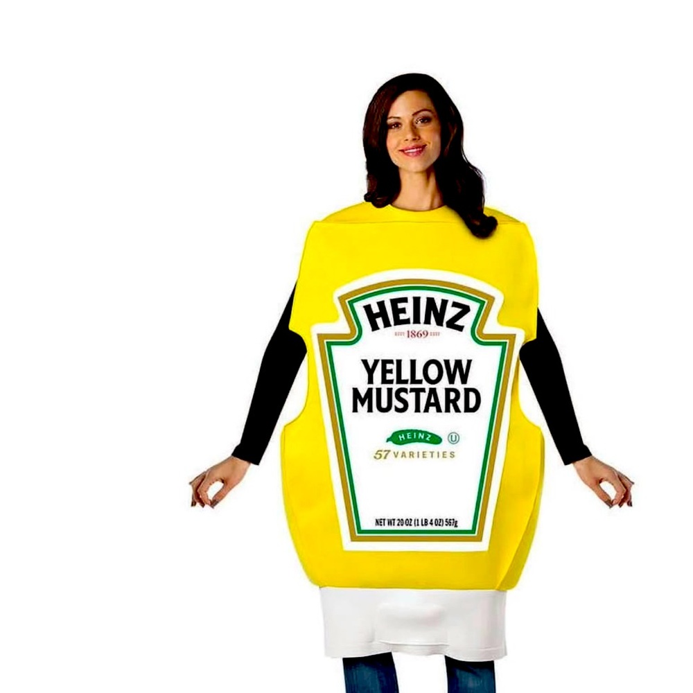 New - Adult unisex Heinz Mustard Costume